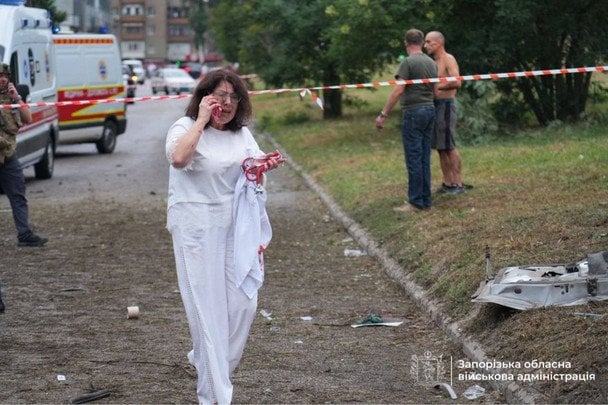 Атака РФ на Запоріжжя 23 липня / © Очільник Запорізької ОВА Іван Федоров