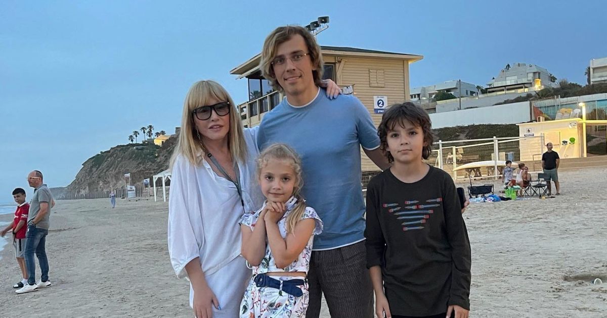 Алла Пугачова та Максим Галкін з дітьми