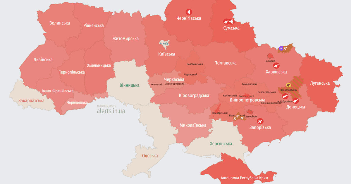 Мапа тривог