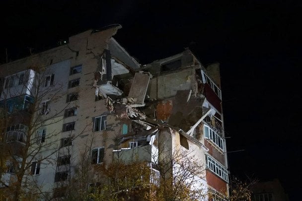 Вибух у будинку в Хмельницькому 28 жовтня / © Хмельницька ОДА