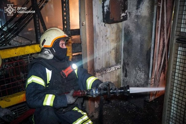 Fire in Odesa district after the Russian night attack on September 4 