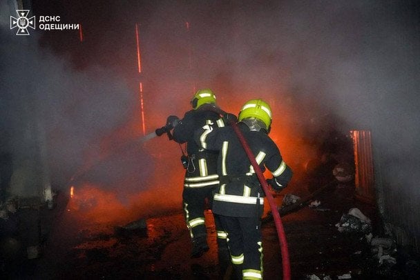 Fire in Odesa district after the Russian night attack on September 4 