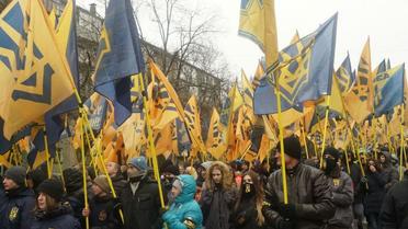 Марш азовців / © ВКонтакте/полк "Азов"