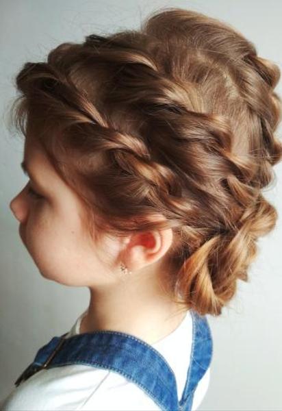 Прически для девочек / © instagram.com/hairstyles_maryna