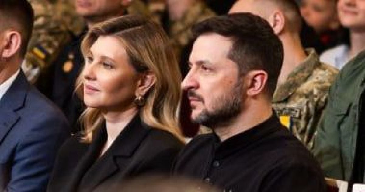 Владимир и Елена Зеленские