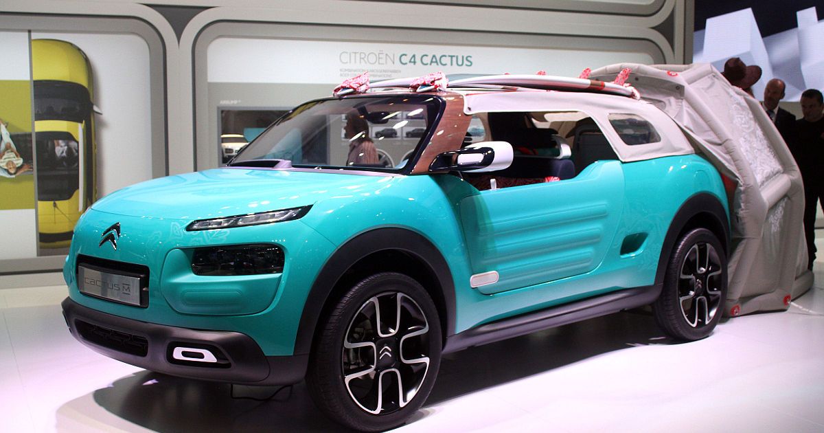 Пляжный Citroen Cactus M приехал во Франкфурт