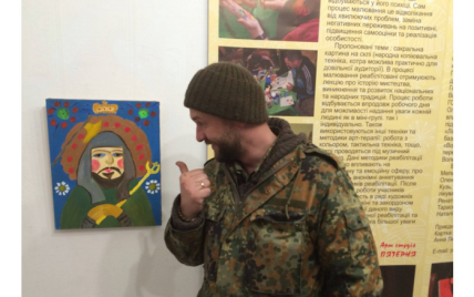 Мистецтво без війни: у Києві проходить виставка робіт бійців АТО