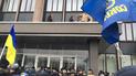 В Кривом Роге продолжается послевыборное противостояние.