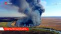 Из-за поджигателей сухой травы Украина в буквальном смысле пылает