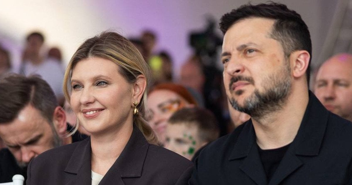 Елена и Владимир Зеленские