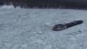 Заложник непогоды. На Дунае в лед вмерз корабль