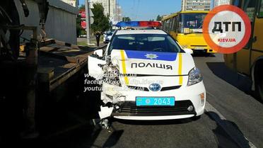 Авария произошла сегодня утром / © facebook.com/dtp.kiev.ua
