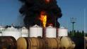 Пожар мог возникнуть при перекачке нефтепродуктов из одной емкости в другую.