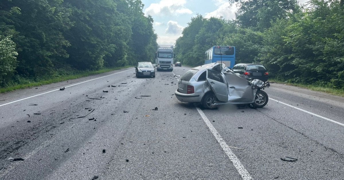 На місці аварії