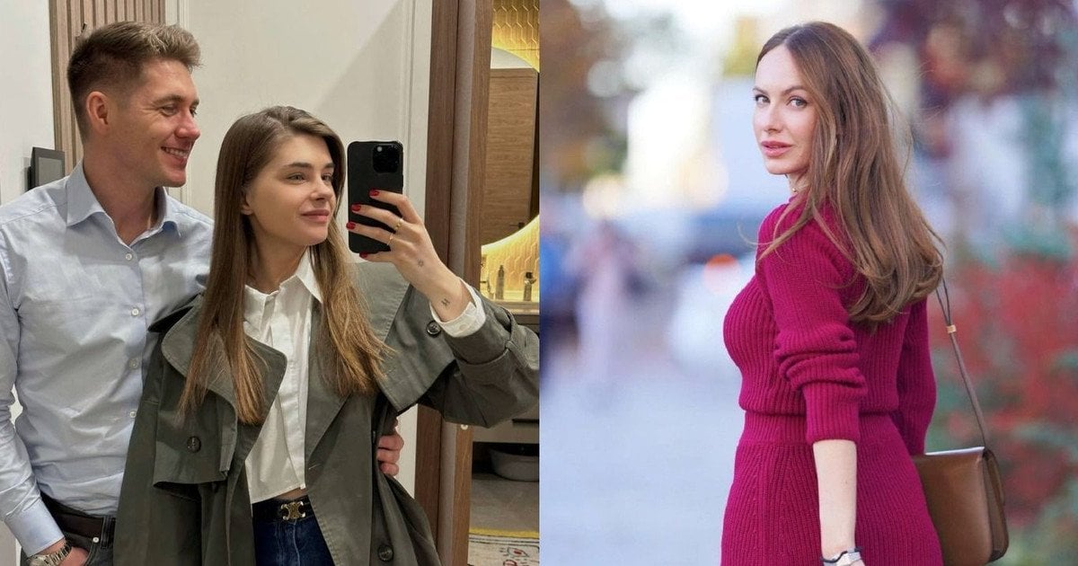 Володимир Остапчук із нинішньою дружиною та Христина Горняк