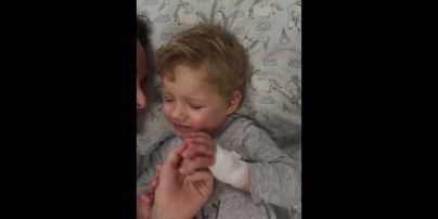 Двухлетний приемный сын Тимура Мирошниченко перенес операцию