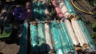 схрон зброї біля Мар’їнки_3 / © СБУ