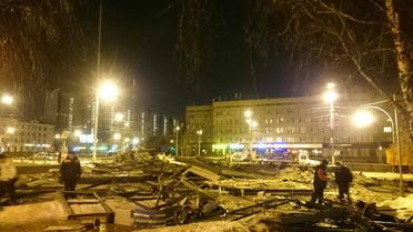 В Москве снесли торговые павильоны / © Facebook/Ольга Романова
