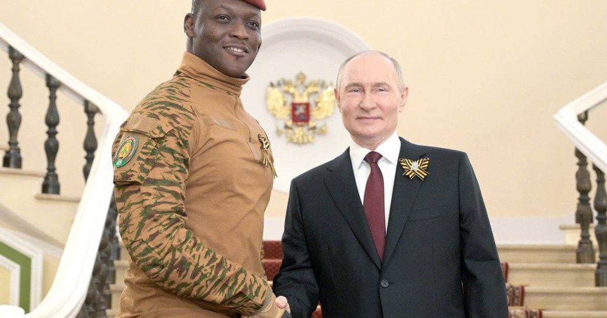 Ибрагим Траоре и Владимир Путин