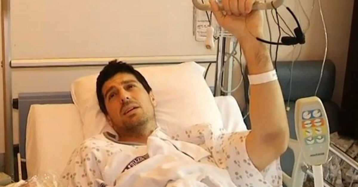 Беллин в брюссельском госпитале.