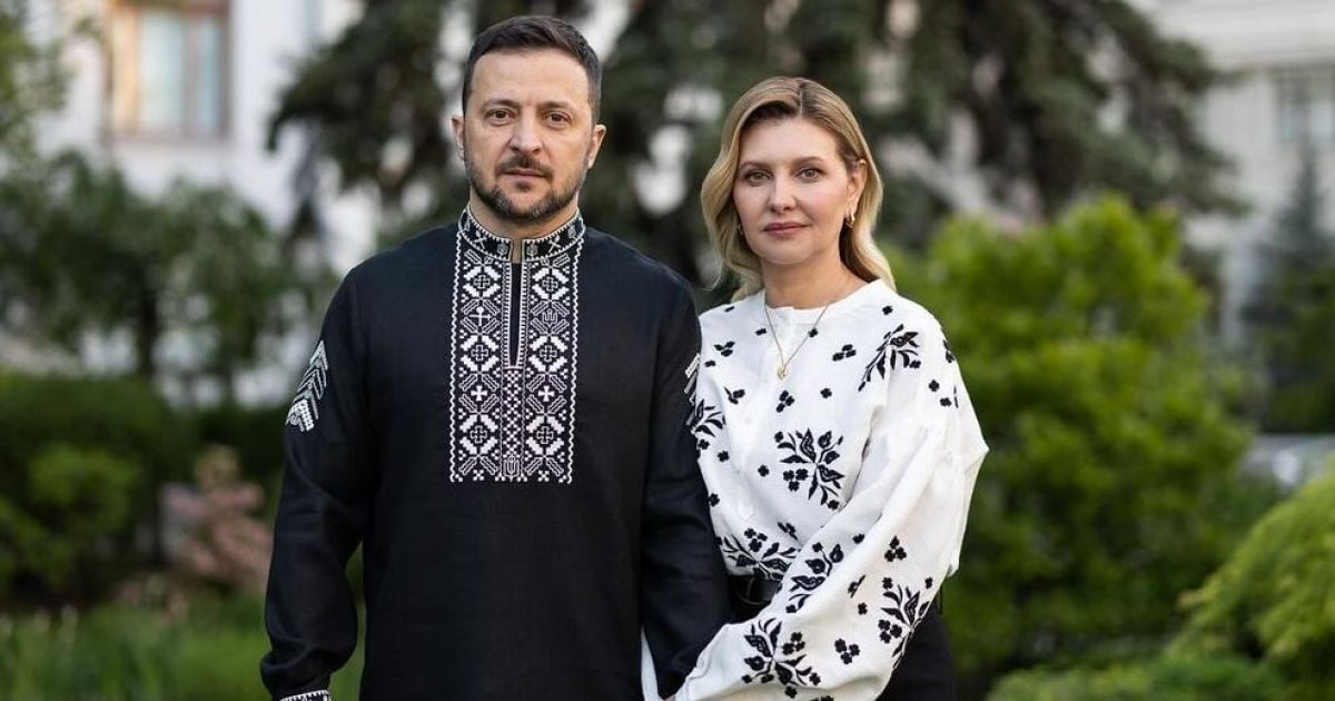 Елена и Владимир Зеленские