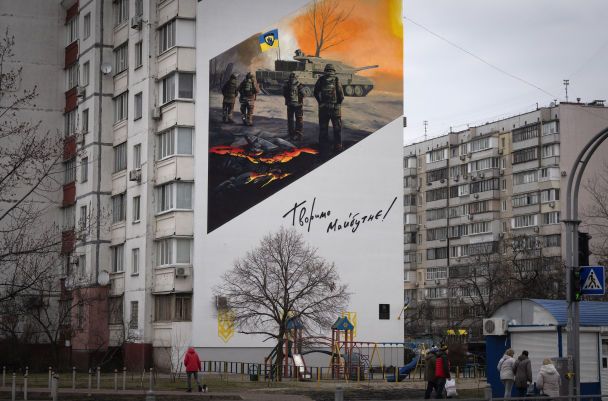 Murale in Ucraina / © Associated Press