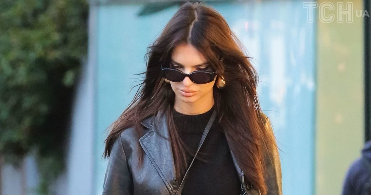 Эмили Ратажковски с сыном Сильвестром