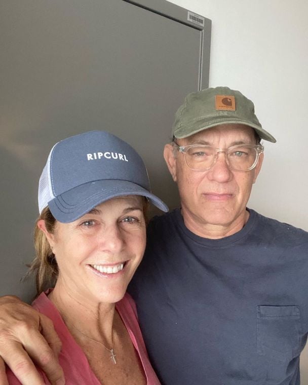 Том Хэнкс с женой / © instagram.com/tomhanks