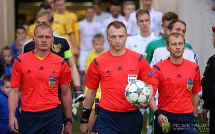 Скандальний арбітр Жабченко судитиме матч Ліги Європи