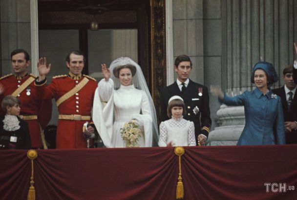Свадьба принцессы Анны и Марка Филлипса / © Getty Images