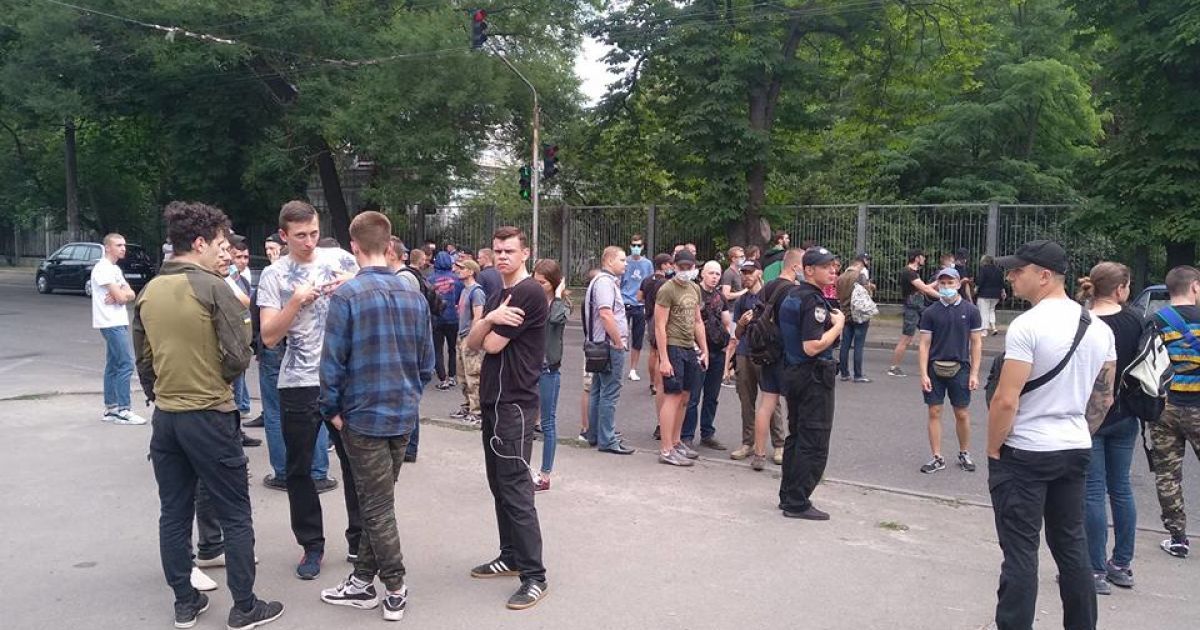 блокування вулиці с14_4 / © Facebook/Сергій Мазур