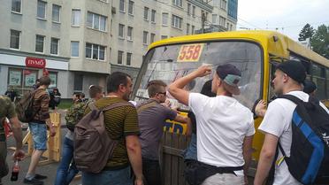 блокування вулиці с14_3 / © Facebook/Сергей Мазур