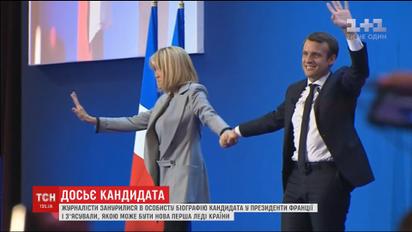 Історія кохання Макрона та його дружини заполонила перші шпальти видань