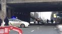 В Киеве посреди дня обрушился еще один путепровод - соцсети