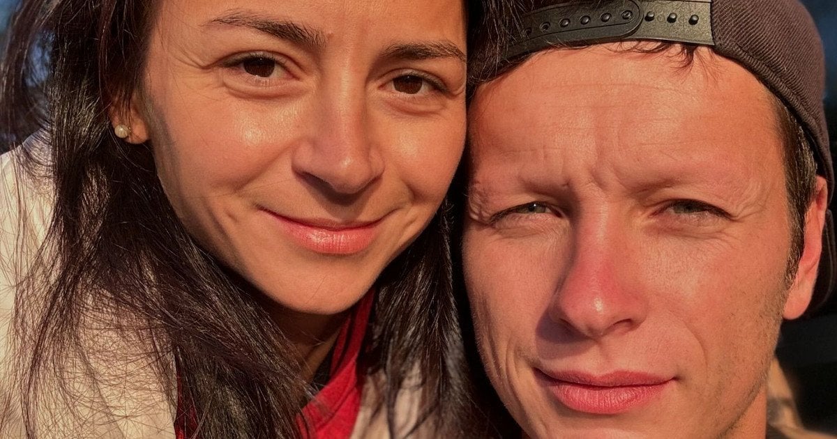 Ілона Гвоздьова з чоловіком