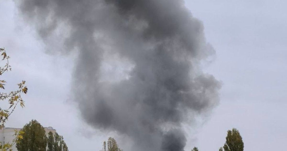 Пожар в Киеве