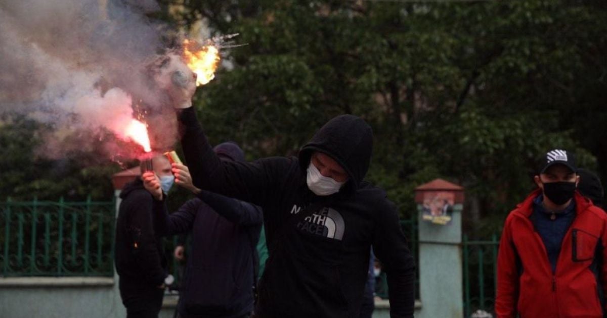 Під час заворушень біля офісу ОПЗЖ поліція затримала 17 учасників акції