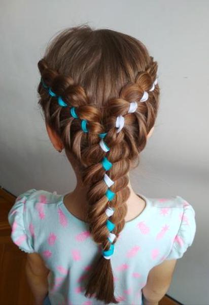 Прически для девочек / © instagram.com/hairstyles_maryna