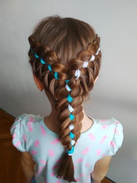 Прически для девочек / © instagram.com/hairstyles_maryna