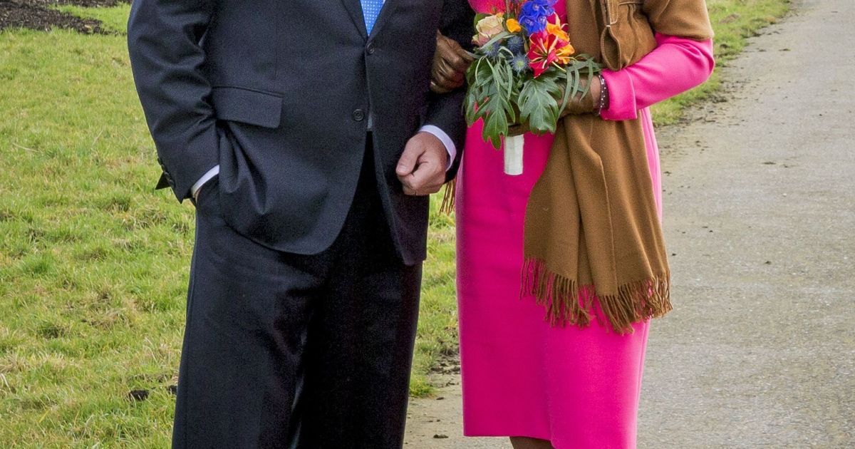 Королева Максима с супругом королем Виллемом Александром в южной Голландии