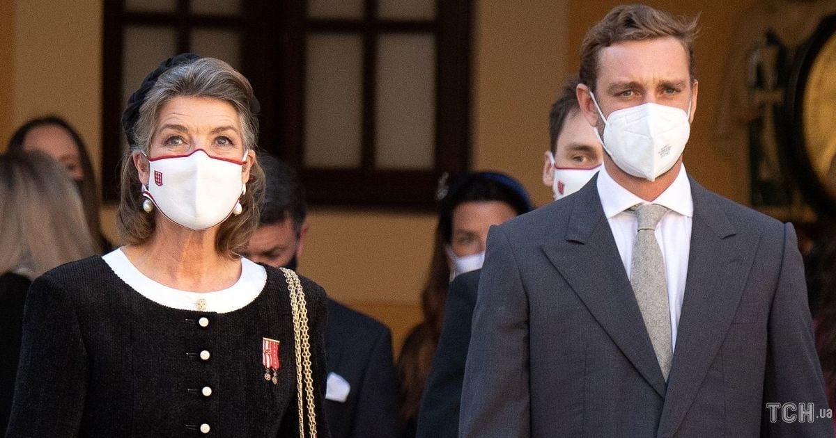 Принцеса Кароліна з сином П'єром Казірагі і онуком Франциско