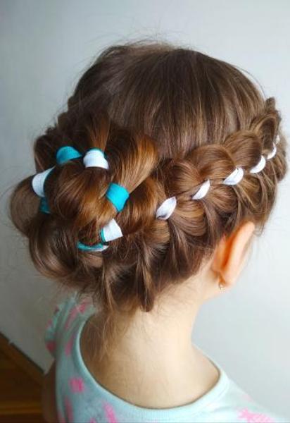 Прически для девочек / © instagram.com/hairstyles_maryna