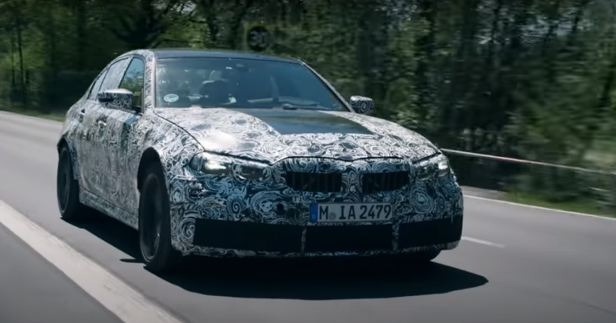 BMW в официальном видео показала спортивный седан M3