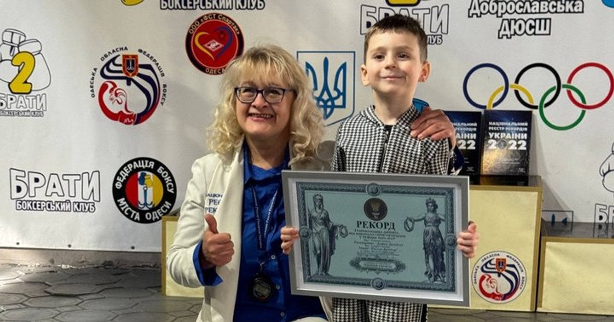 4-річний одесит Давид Дулогло встановив рекорд України