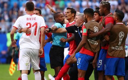 Футболисты Сербии и Коста-Рики устроили драку во время матча ЧМ-2018