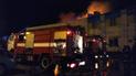 У Полтаві горить приміщення автостанції і ринку