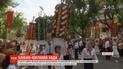 Традиційний парад із 16-кілограмовими коронами з хліба і квітів влаштували в Португалії