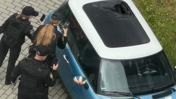 Автомобіль, в якому виявили тіло загиблого / © zaxid.net
