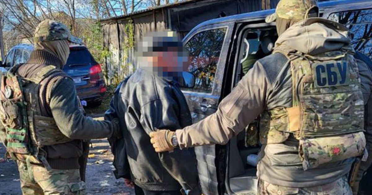 Момент задержания жителя Винницкой области