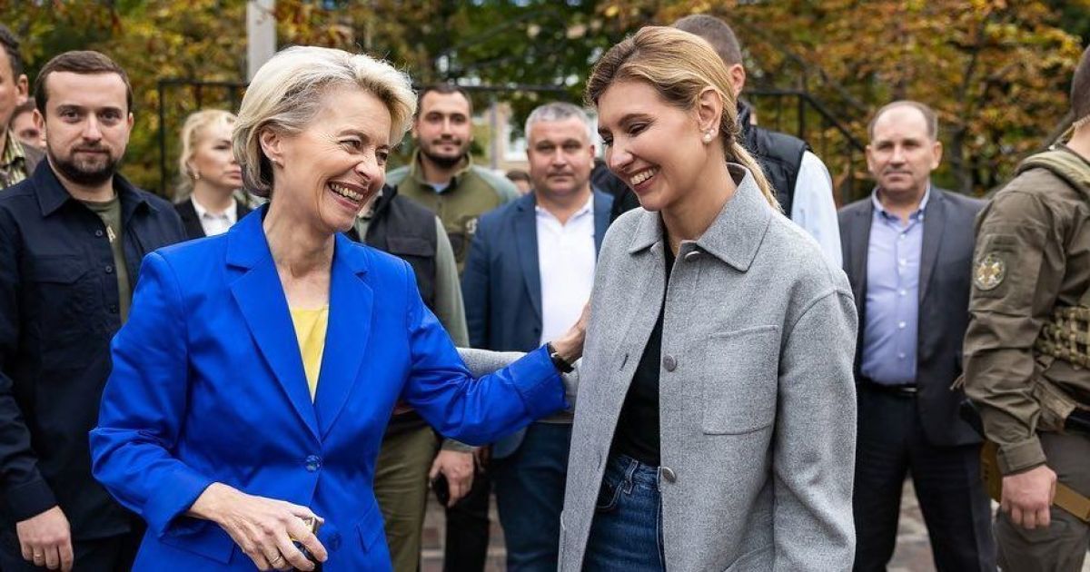 Олена Зеленська і Урсула фон дер Ляєн